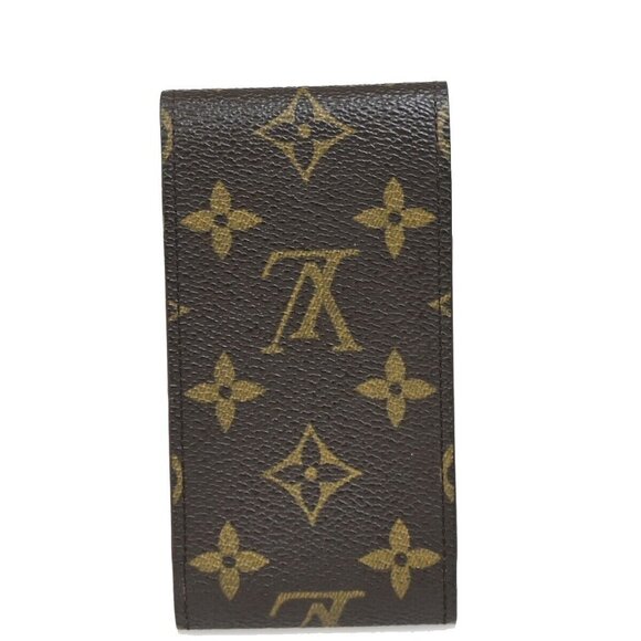 LOUIS VUITTON Etui Cigarette Case Monogram Leather Brown M63024 02KA402 - Picture 3 of 12